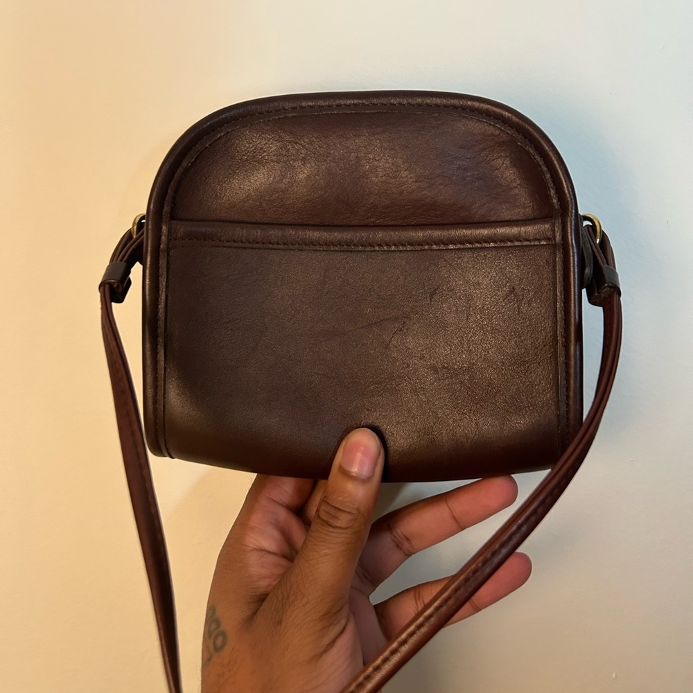 Brown Vintage Coach crossbody 9071